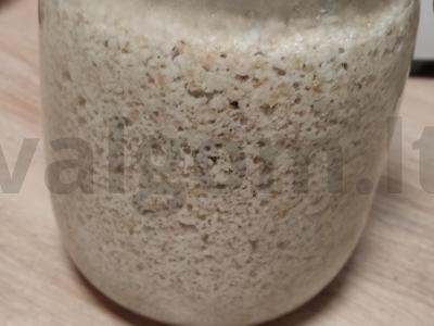 Naudinga žalia grikių duona Žingsnis 3