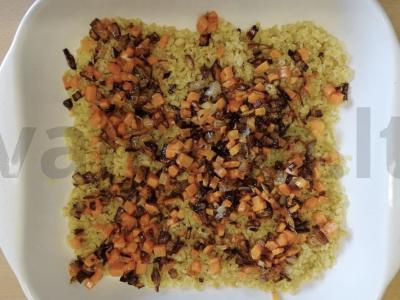 Bulgur, keptas su kojomis Žingsnis 2