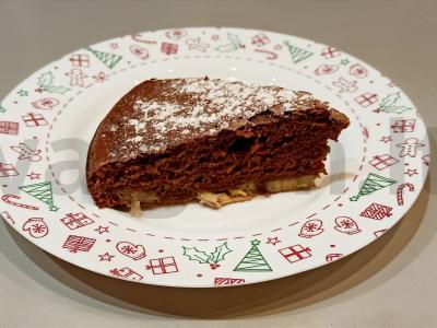 Šokoladinis bananų pyragas pagrindine nuotrauka