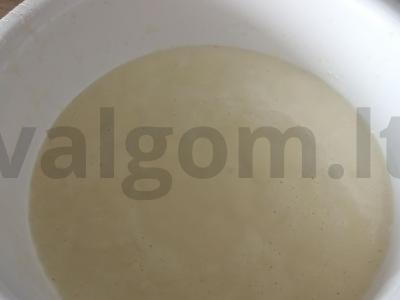 Ažūriniai mieliniai blyneliai Žingsnis 5