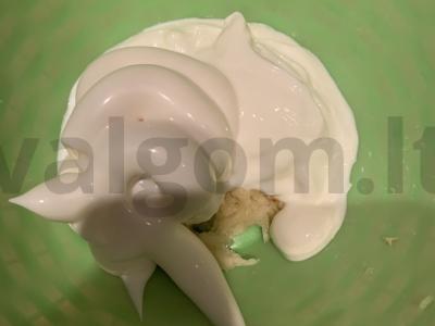 Česnakų padažas Žingsnis 3