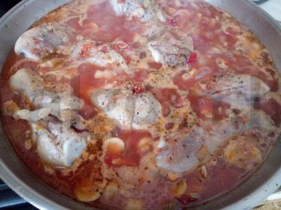 Itališka vištiena su salierais ir grybais Žingsnis 3