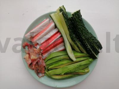 Greiti suktinukai su sezamo sėklomis Žingsnis 2