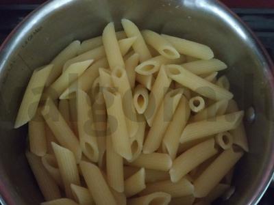 Makaronai su šonine ir sūriu Žingsnis 2