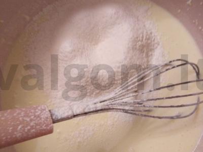 Trikampiai paplotėliai su jautiena ir bulvėmis Žingsnis 4