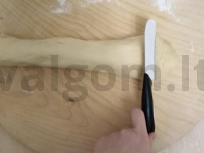 Trikampiai paplotėliai su jautiena ir bulvėmis Žingsnis 10