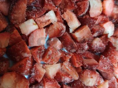 Braškių pyrago įdaras Žingsnis 1