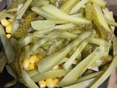 Salotos "Delight" su vištiena ir kukurūzais Žingsnis 2