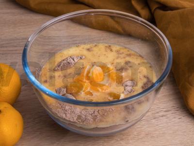 Šokoladiniai keksiukai su mandarinais Žingsnis 4