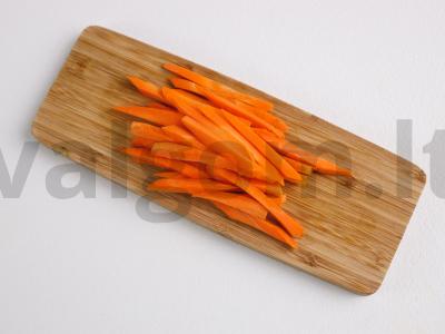 Soba su kalmarais ir terijakio padažu Žingsnis 1