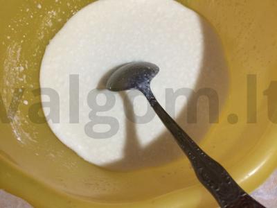 Varškės bandelės Žingsnis 1