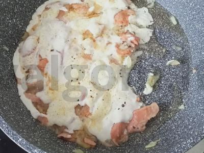 Žuvis grietinės padaže Žingsnis 3