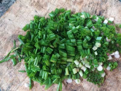 Fitneso omletas yra sotus Žingsnis 1