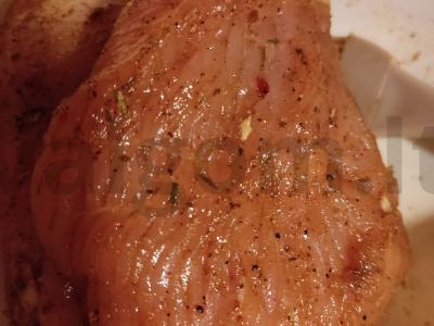 Kalakutiena su fetos sūriu Žingsnis 1