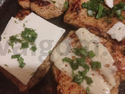 Kalakutiena su fetos sūriu Žingsnis 4