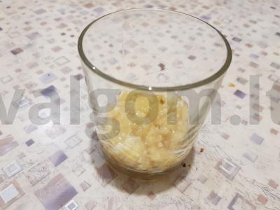 Vaisių desertas su riešutais Žingsnis 2