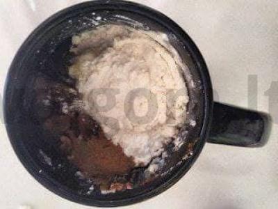 Naminis varškės pyragas su bananų sultimis ir šokoladiniu glajumi Žingsnis 3