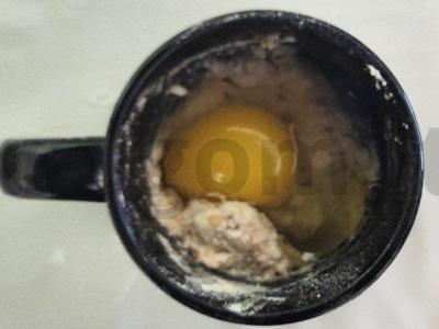 Naminis varškės pyragas su bananų sultimis ir šokoladiniu glajumi Žingsnis 4