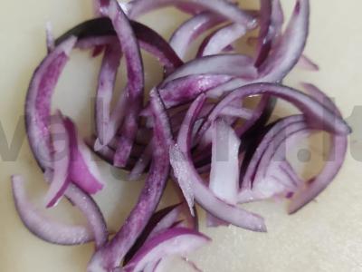 Salotos su silke Naujųjų metų išvakarėse Žingsnis 2