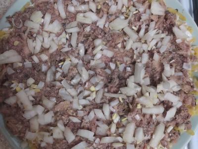 Mimozos salotos per 30 minučių Žingsnis 3