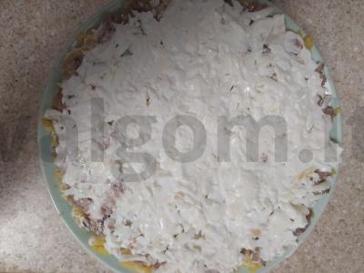 Mimozos salotos per 30 minučių Žingsnis 4