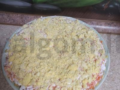 Mimozos salotos per 30 minučių pagrindine nuotrauka