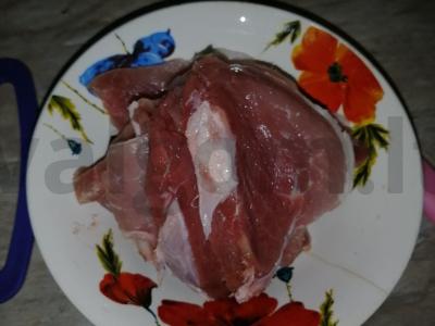 Kepta mėsa su sūriu Žingsnis 1