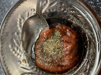 Orkaitėje kepta jautiena Žingsnis 1