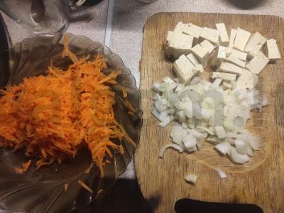 Tofu su troškintomis daržovėmis Žingsnis 2