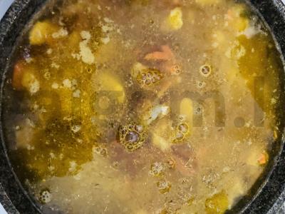Bulgur su vištienos krūtinėle ir daržovėmis prieskoniuose Žingsnis 6