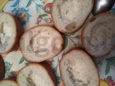 Ekspress duonos pyragas su malta mėsa Žingsnis 1