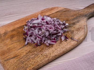 Greitas žuvies pyragas Žingsnis 1