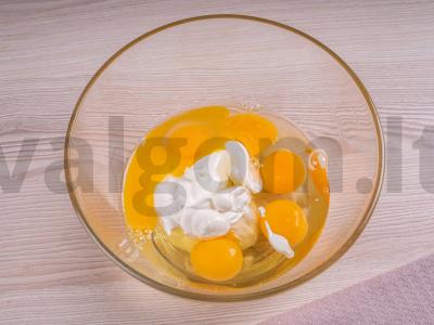 Greitas žuvies pyragas Žingsnis 3