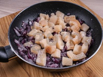 Greitas žuvies pyragas Žingsnis 5