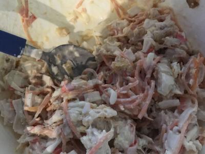 Morkų ir krabų malonumas pagrindine nuotrauka