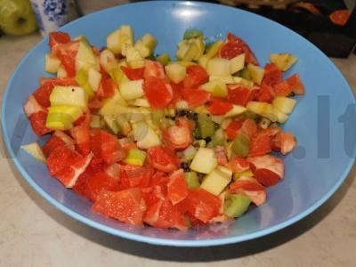 Vaisių salotos su greipfrutais ir jogurtu Žingsnis 3