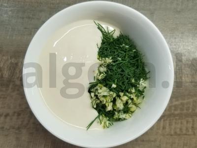 Peterburgo stiliaus šavarma su riaženkos padažu Žingsnis 1