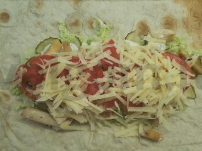 Peterburgo stiliaus šavarma su riaženkos padažu Žingsnis 3