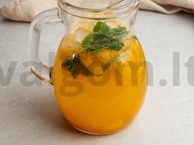 Abrikosų uogienė ir mandarinų limonadas Žingsnis 4