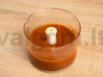 Bulvių košė su pomidorais ir paprika Žingsnis 5