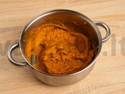 Bulvių košė su pomidorais ir paprika Žingsnis 7