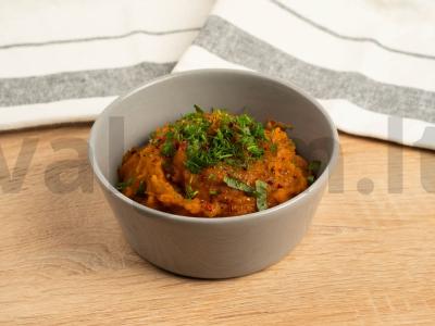 Bulvių košė su pomidorais ir paprika pagrindine nuotrauka