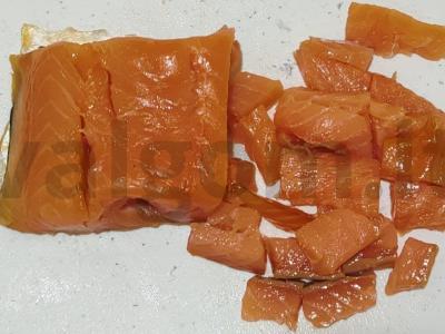 Lašišos makaronai su varškės sūriu Žingsnis 2
