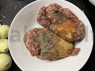 Sluoksniuotos tešlos pyragaičių samsa Žingsnis 1