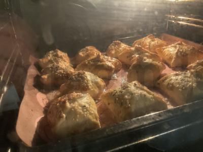 Sluoksniuotos tešlos pyragaičių samsa Žingsnis 5