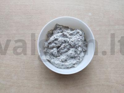 Aromatinga lašiša kreminiame sezamų padaže Žingsnis 1