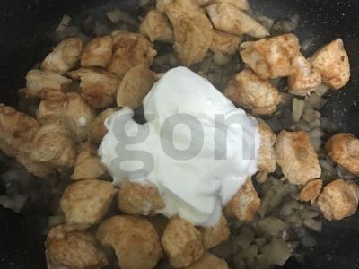 Kalakutienos filė su grybais Žingsnis 3