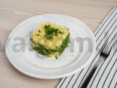 Bulvių košė ant vandens su krapais Žingsnis 3