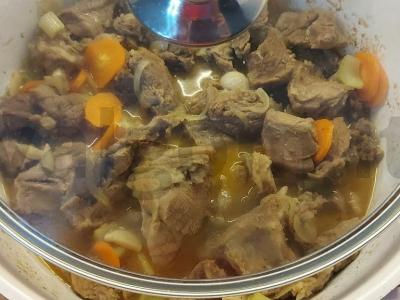 Aštri ėriena su daržovėmis Žingsnis 3