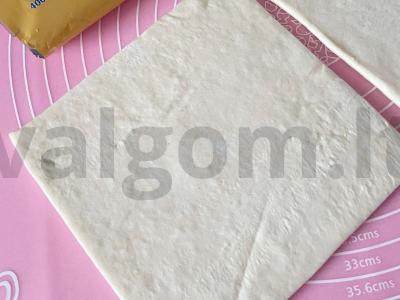 Sluoksnių pyragai Žingsnis 1